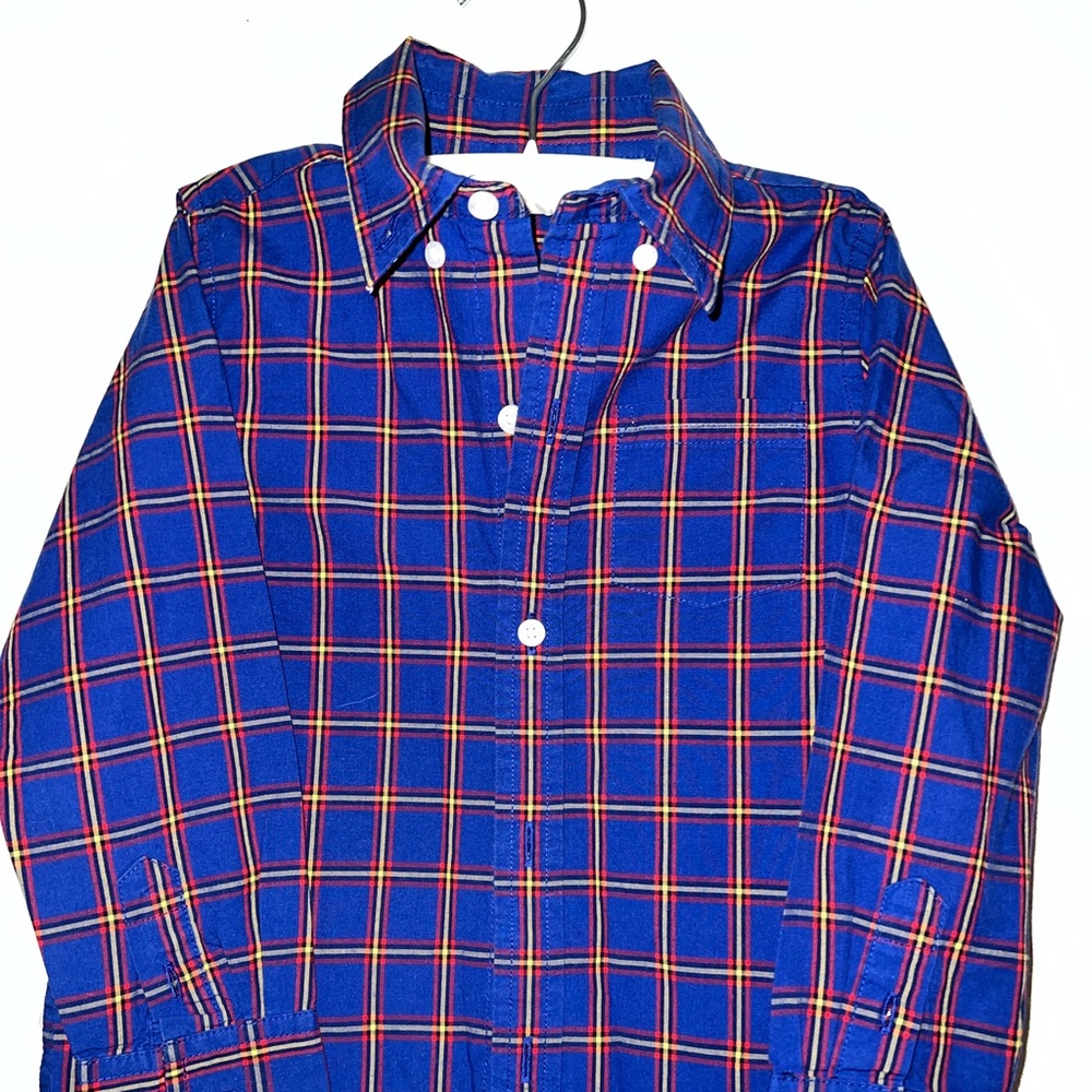 Janie and jack blue and yellow shirt size 3T